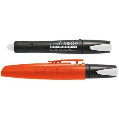PICA VISOR PERMANENT MARKER WHITE - PICA-990-52