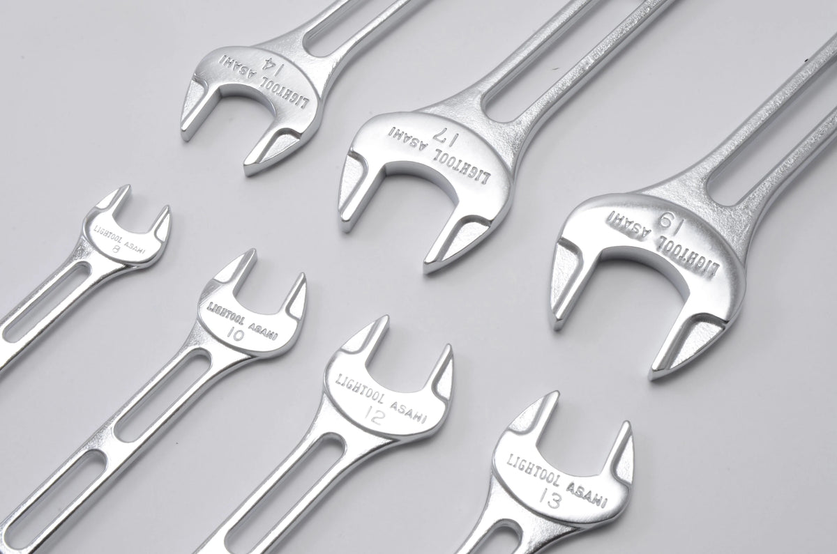LSXS7 LIGHTOOL 7 Pcs Double Open End Spanner Set 5.5×7-17×19 MM