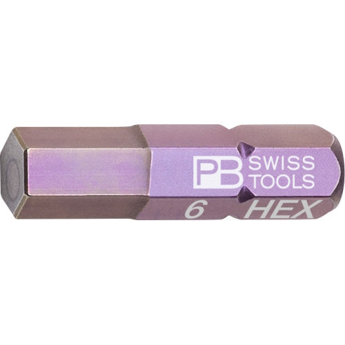 PB Swiss Tools  C6.210/6
PrecisionBit Inbus, 25 mm long, size 6 mm