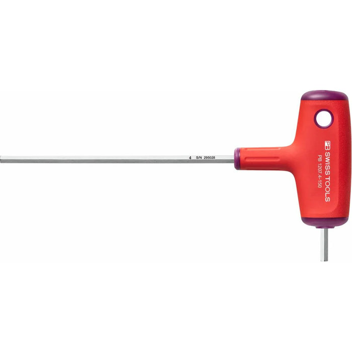 PB Swiss PB 1207.4-150 Hex Cross-Handle Screwdriver, with Side Drive, 4 mm, L - 187 mm