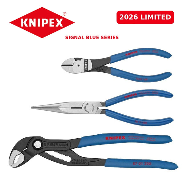 KNIPEX 2026 Limited Edition Signal Blue Nipper 7401-160