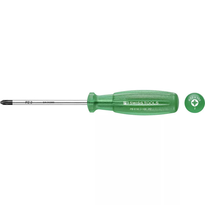 PB Swiss Tools Screwdriver Pozidriv PB 6192.2-100 PZ2