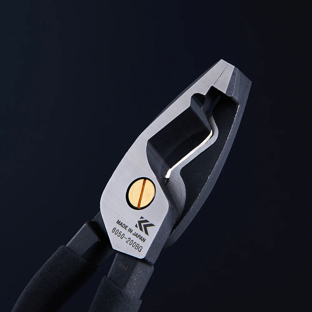 Fujiya Cable Pliers 200mm (Black Gold) 6050-200BG
