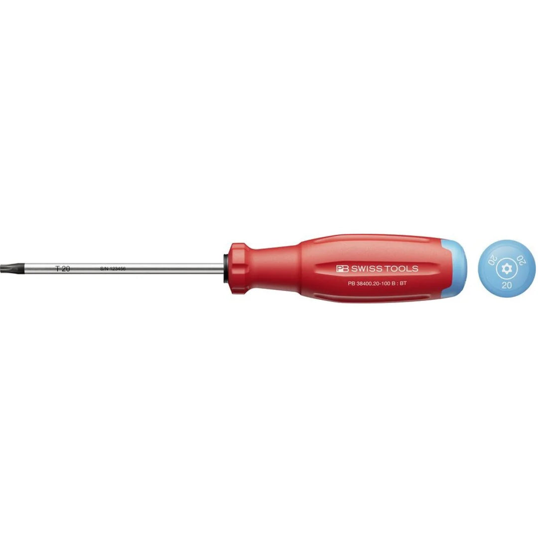 PB Swiss PB 38400.20-100 B SwissGrip Evo Screwdriver For Torx Screw-T20