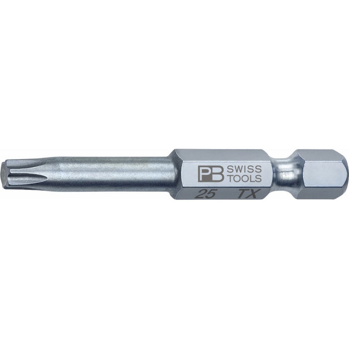 PB Swiss Tools  E6.400/25
PrecisionBit for Torx screws, 50 mm, size T25