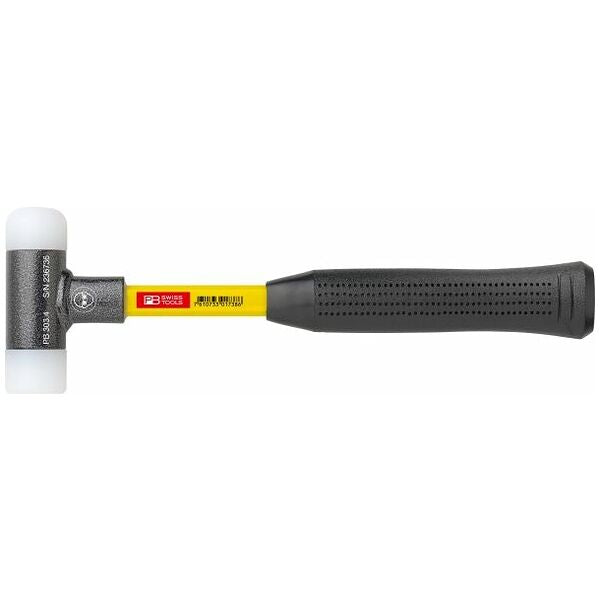 PB Swiss Tools Dead-blow hammer with nylon inserts Superglas handle, Hammer head 22mm