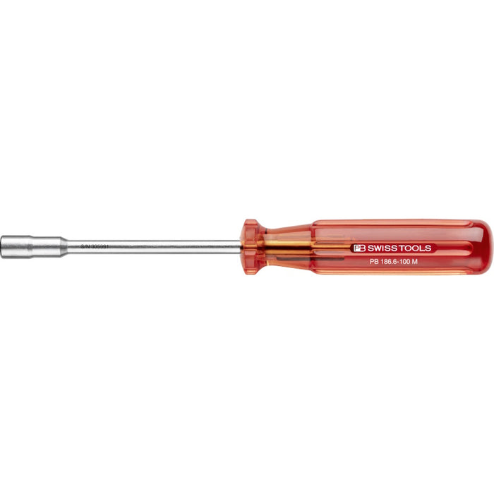 PB Swiss Classic Bit Screwdriver, Magnetic, 100 mm (PB 186.6-100 M)