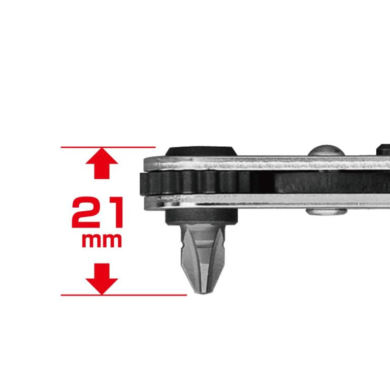 Anex Uphead type offset ratchet screwdriver set of 9