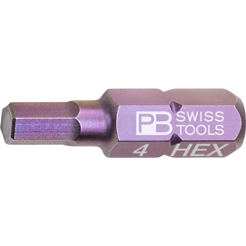 PB Swiss Tools  C6.210/4
PrecisionBit, 25 mm long, size 4 mm HEX