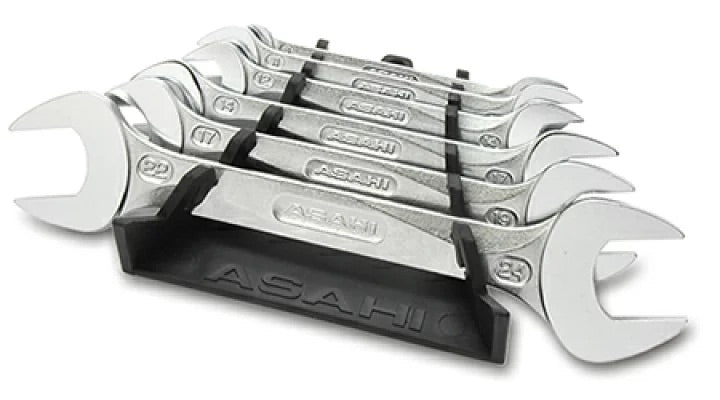 Asahi Tools Revo-wave open ended wrench set