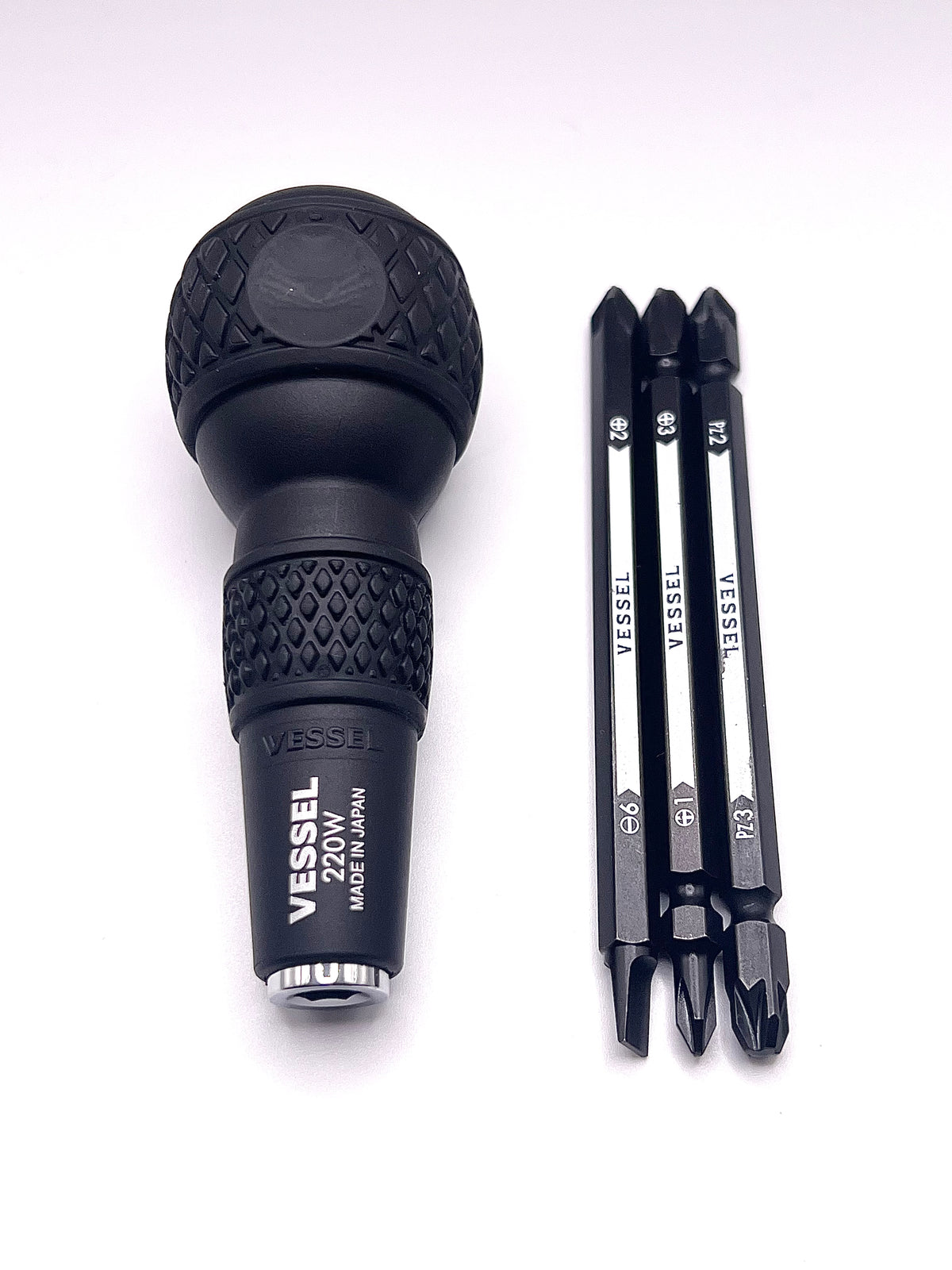 Vessel ball grip 220 w-3 screwdriver set